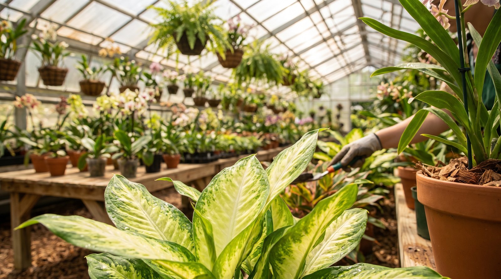 Inspeção visual de folhas em cultivo protegido para detectar anomalias de crescimento